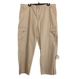 Y2K Men’s 40/30 Tony Hawk Khaki Flat Front Cargo Pants Skateboard Style